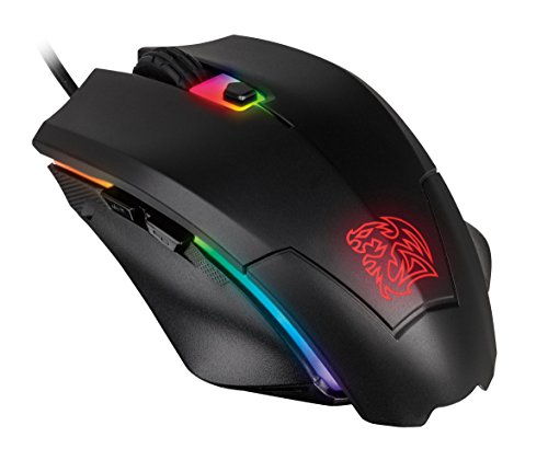 Tt eSPORTS MO-TER-WDOTBK-01 Talon Elite RGB Combo Gaming Maus und Mauspad schwarz (Deutsches Tastaturlayout) Bild 7