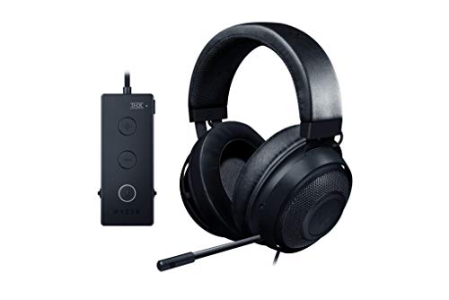 Razer Kraken Tournament Edition - Esports Gaming Headset (Kabelgebundenes Gaming Headphones mit USB-Audio-Controller, THX Spatial Audio, 50-mm-Treiber, Plattformübergreifende Kompatibilität) Schwarz Bild 1