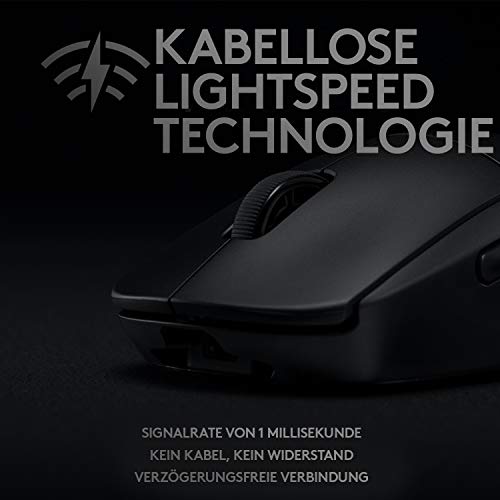 Logitech G Pro Drahtlose Gaming-Maus (Deutsches Paket), WLAN, Schwarz Bild 4