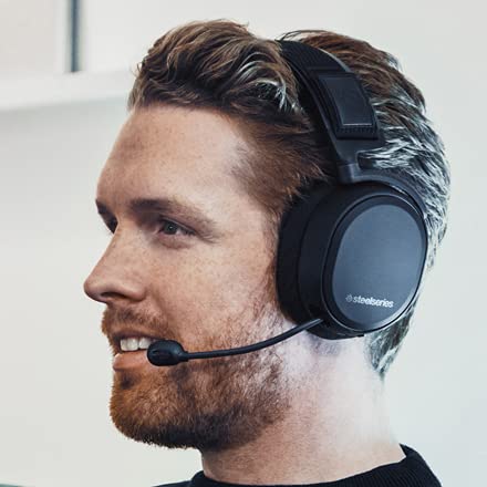 SteelSeries Arctis 7 - Gaming Headset - verlustfreies und drahtloses - DTS Headphone:X v2.0 Surround - für PC, Playstation 5 und PlayStation 4 - Schwarz Bild 4