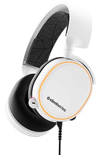 SteelSeries Arctis 5 - Gaming Headset - RGB-Beleuchtung - DTS Headphone:X v2.0 Surround - für PC, PlayStation 5 und PS4 - Weiß Bild 1