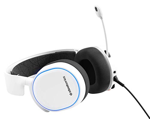 SteelSeries Arctis 5 - Gaming Headset - RGB-Beleuchtung - DTS Headphone:X v2.0 Surround - für PC, PlayStation 5 und PS4 - Weiß Bild 3