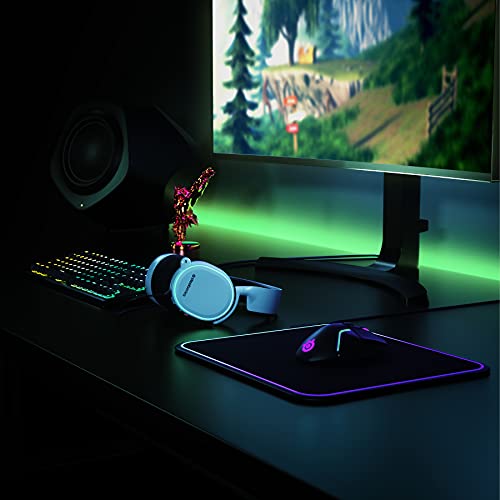 SteelSeries Arctis 5 - Gaming Headset - RGB-Beleuchtung - DTS Headphone:X v2.0 Surround - für PC, PlayStation 5 und PS4 - Weiß Bild 6