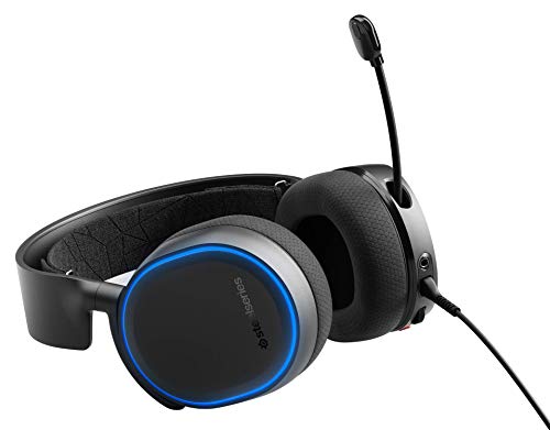 SteelSeries Arctis 5 - Gaming Headset - RGB-Beleuchtung - DTS Headphone:X v2.0 Surround - für PC, PlayStation 5 und PS4 - Schwarz Bild 3