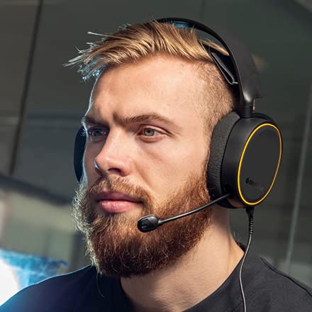 SteelSeries Arctis 5 - Gaming Headset - RGB-Beleuchtung - DTS Headphone:X v2.0 Surround - für PC, PlayStation 5 und PS4 - Schwarz Bild 4