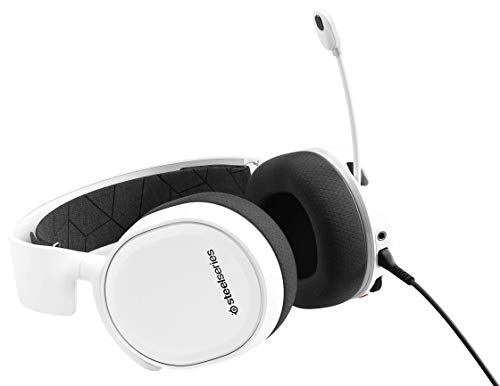 SteelSeries Arctis 3 - All-Platform Gaming Headset - für PC, PlayStation 5, PS4, Xbox One, Nintendo Switch, VR, Android und iOS - Weiß Bild 3