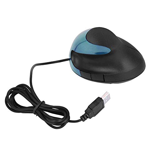 VBESTLIFE 3200 DPI USB Vertikale Kabelgebundene Maus,Ergonomisches Handballenauflage Gaming Mäuse,geeignet für Spiel, Zuhause, Büro, Net-Bar, etc.(Blau) Bild 7