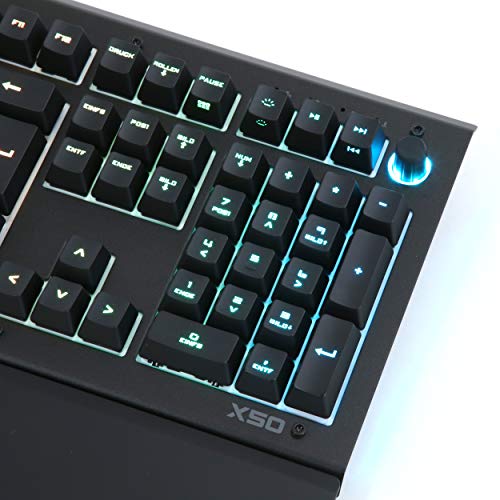 Das Keyboard X50Q Mechanische Gaming Tastatur QWERTZ DE Layout - 105 Tasten, Programmierbare Intelligente RGB-Beleuchtung, NKRO, Gamma Zulu Schalter, Q-Taste, Aluminium-Abdeckung (DKGKX50P0GZS0DEX) Bild 6