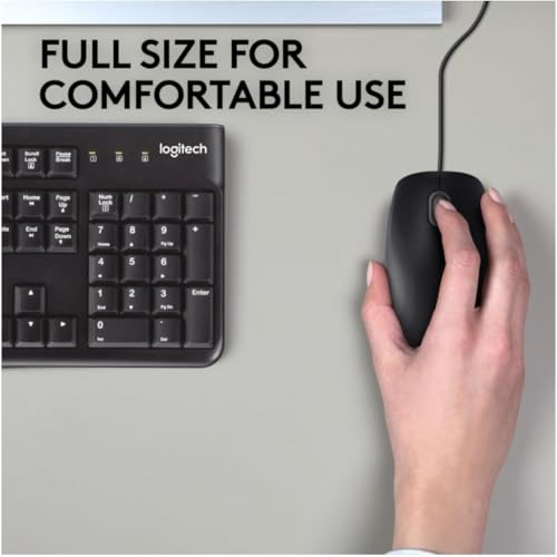 Logitech B110 Silent Kabelgebundene Maus - Schwarz Bild 3