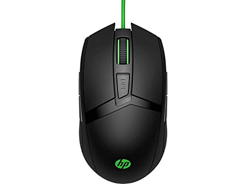 HP Pavilion Gaming 300 (4PH30AA) Maus (kabelgebunden, LED-Beleuchtung, 8 Tasten, 5.000 dpi) schwarz/grün Bild 1