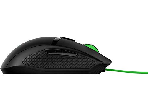 HP Pavilion Gaming 300 (4PH30AA) Maus (kabelgebunden, LED-Beleuchtung, 8 Tasten, 5.000 dpi) schwarz/grün Bild 4