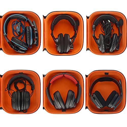 Geekria Tasche Kopfhörer für Game ONE, Game Zero, PC 373, HYPERX Cloud II, Astro, Turtle Beach Ear Force Gaming Headphone, Schutztasche, Hard Tragetasche Bild 5