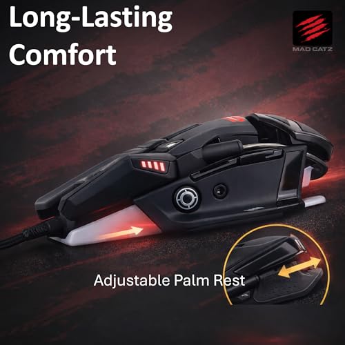 Gaming Maus - Mad Catz Rat 4+ - Kabelgebunden - Optischer Sensor bis 7.200 DPI - 7 programmierbare Tasten - Ergonomisch - PC Bild 5