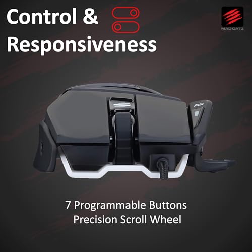Gaming Maus - Mad Catz Rat 4+ - Kabelgebunden - Optischer Sensor bis 7.200 DPI - 7 programmierbare Tasten - Ergonomisch - PC Bild 6