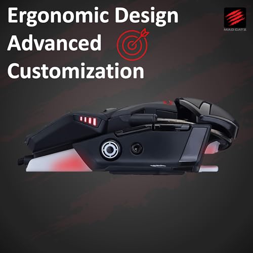 Gaming Maus - Mad Catz Rat 4+ - Kabelgebunden - Optischer Sensor bis 7.200 DPI - 7 programmierbare Tasten - Ergonomisch - PC Bild 7