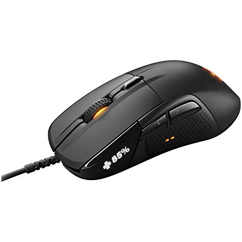 SteelSeries 62334 Rival 710 - Gaming-Maus – 16 CPI TrueMove3 Optical Sensor – OLED-Display – haptisches Feedback – RGB-Beleuchtung, Schwarz Bild 2