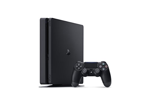 PlayStation 4 - Konsole (500 GB, schwarz, slim, F-Chassis) + zweiter DualShock 4 Controller Bild 2