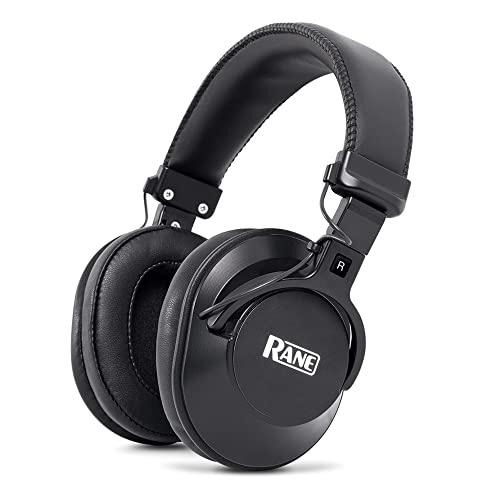 Rane RH-50-40 mm Full-Response, High-Fidelity Over-Ear Kopfhörer mit zwei abnehmbaren Kabeln (gerade & Spiral), 3,5 mm Stecker Bild 1