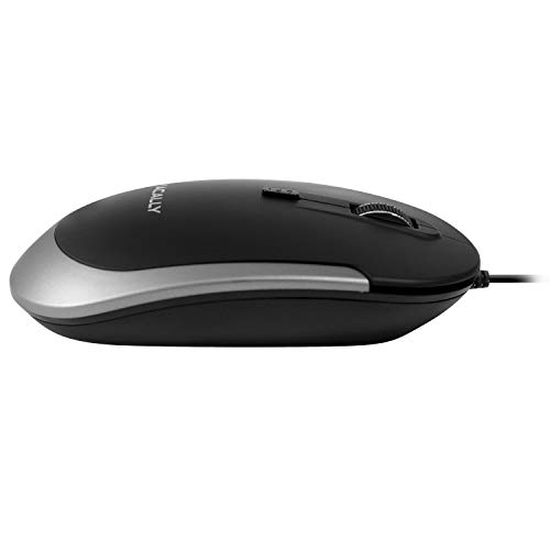 Macally DYNAMOUSE-B Optische USB-Maus mit 2 Tasten grau - Space Gray Bild 3