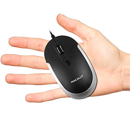 Macally DYNAMOUSE-B Optische USB-Maus mit 2 Tasten grau - Space Gray Bild 4