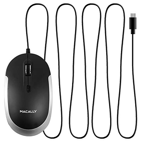 Macally DYNAMOUSE-B Optische USB-Maus mit 2 Tasten grau - Space Gray Bild 5