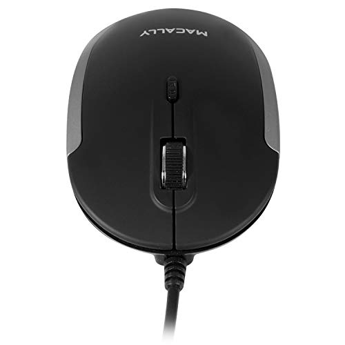 Macally DYNAMOUSE-B Optische USB-Maus mit 2 Tasten grau - Space Gray Bild 6