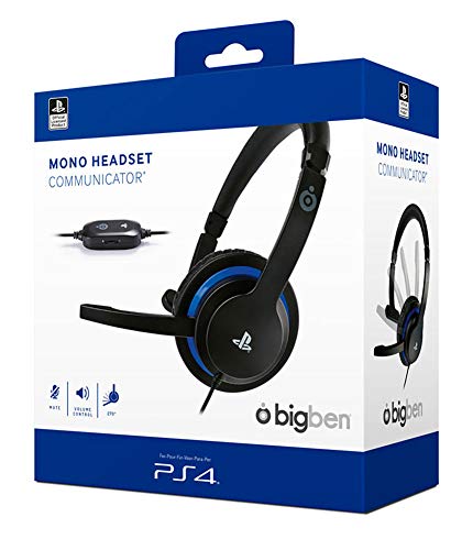Bigben Interactive PS4OFCOMMUNICATOR Kopfhörer, Monophon, Kopfband, Schwarz, Blau – Kopfhörer (Spielekonsole/PC/Gaming, Monophon, Kopfband, Schwarz, Blau, kabelgebunden & kabellos, 1,2 m) Bild 7