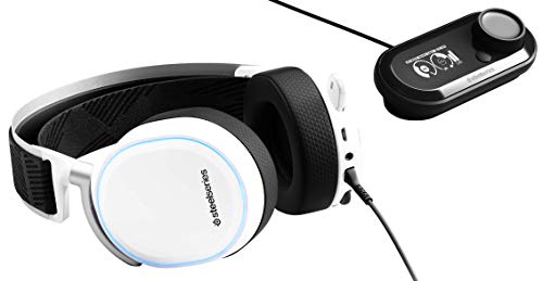 SteelSeries Arctis Pro GameDAC – Gaming-Headset – zertifizierte hochauflösende Audioqualität – ESS Sabre DAC - Weiß Bild 2