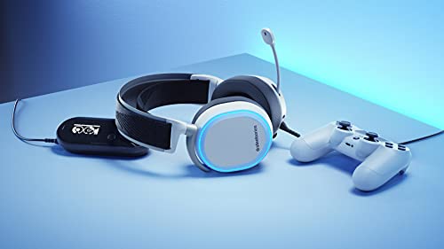 SteelSeries Arctis Pro GameDAC – Gaming-Headset – zertifizierte hochauflösende Audioqualität – ESS Sabre DAC - Weiß Bild 3