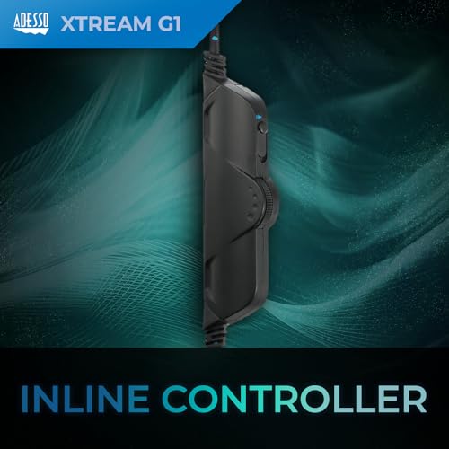 ADESSO Xtream G1 - Gaming-Kopfhörer mit Mikrofon mit Geräuschunterdrückung und LED-Beleuchtung für PC, PS4, Xbox, Nintendo Switch und Laptops, Schwarz Bild 6