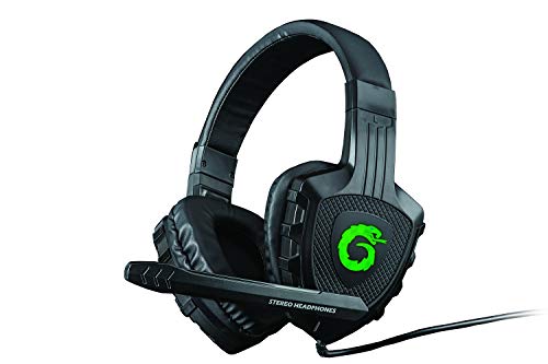 Viper-X Gaming-Headset für PS4 PC Xbox One Controller Laptop Mac Nintendo Heavy Bass Kopfhörer mit Mikrofon-LED-Lichtern 2m Kabel gepolstert Kopfbügel Ohrmuscheln Bild 1
