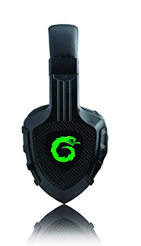 Viper-X Gaming-Headset für PS4 PC Xbox One Controller Laptop Mac Nintendo Heavy Bass Kopfhörer mit Mikrofon-LED-Lichtern 2m Kabel gepolstert Kopfbügel Ohrmuscheln Bild 3