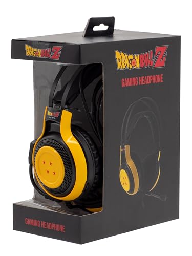 TEKNOFUN Dragon Ball Z Gaming Kopfhörer mit Mikrofon, Gelb Bild 5