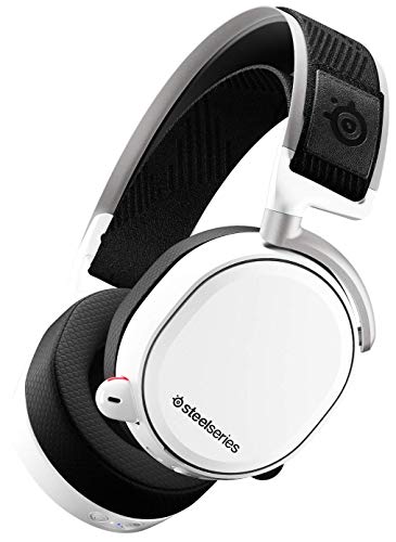SteelSeries Arctis Pro Wireless – Kabelloses Gaming-Headset (2,4 GHz & Bluetooth) – Hochauflösende Lautsprechertreiber – Für PC,PS5 und PS4 – Weiß Bild 1