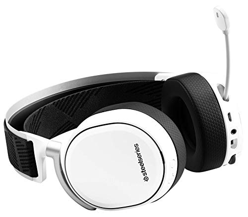 SteelSeries Arctis Pro Wireless – Kabelloses Gaming-Headset (2,4 GHz & Bluetooth) – Hochauflösende Lautsprechertreiber – Für PC,PS5 und PS4 – Weiß Bild 2