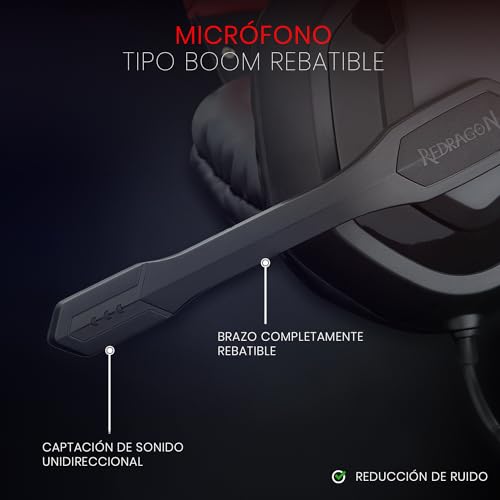 Redragon Gaming Headset ARES H210 Schwarz Bild 3