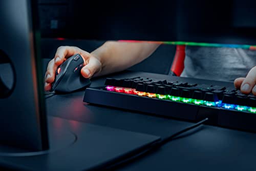 Trust Gaming GXT 144 Rexx Vertikale Gaming Maus, 10.000 DPI, 6-programmierbare Tasten, RGB LED-Beleuchtung, Ergonomisches Design Vorbeugung Gegen Mausarm/Tennisarm (RSI Syndrom) - Schwarz Bild 6