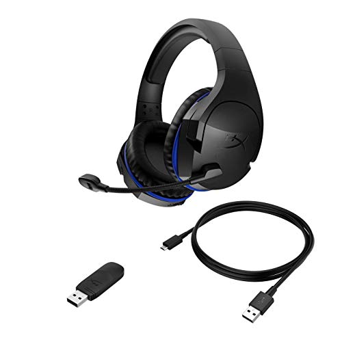 HyperX HX-HSCSW-BK Cloud Stinger Wireless - Kabelgebundenes Gaming Kopfhörer für PS4, schwarz Bild 3