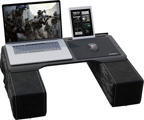 Couchmaster CYBOT, ergonomischer Laptoptisch für Couch, Sofa und Bett, extra breiter Laptop Tisch für Notebooks oder Wireless Peripherie Bild 1