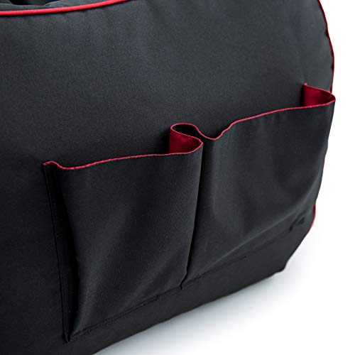 Game Over Twilight Prinzessin Video Spiele Sitzsack | Innenwohnzimmer | Seitentaschen für Controller | Headset-Halter | Ergonomisches Design für den Engagierten Spieler (Electric Crimson) Bild 6