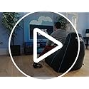 Game Over Twilight Prinzessin Video Spiele Sitzsack | Innenwohnzimmer | Seitentaschen für Controller | Headset-Halter | Ergonomisches Design für den Engagierten Spieler (Electric Crimson) Bild 7
