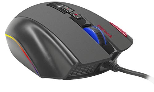 Speedlink TARIOS RGB Gaming Mouse - USB Maus mit RGB Beleuchtung für Büro/Home Office (12 programmierbare Tasten - mit dpi-Schalter bis zu 24000 dpi) für PC/Notebook/Laptop, schwarz Bild 6