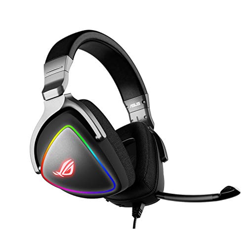ASUS Gaming-Headset ROG Delta | Headset mit Mikrofon und Hi-Res ESS Quad-DAC | kompatible Gaming-Kopfhörer für PC, Mac, PS4, Xbox One | Aura-Sync-RGB-Beleuchtung Bild 5