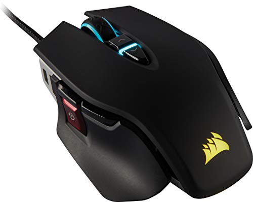 Corsair CH-9309011-EU M65 ELITE RGB Optisch Gaming Maus (RGB-LED-Hintergrundbeleuchtung, 18000 DPI) Schwarz Bild 1