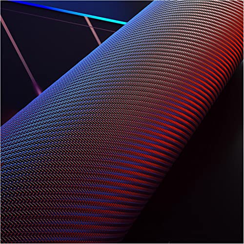 Noua Dusk Pro Mauspad Gaming RGB Hub mit 4 Anschlüssen USB 2.0, Maus Pad 14 Beleuchtungsmodi XXL 800 x 300 mm, rutschfeste Unterseite aus Gummi mit 4 mm Dicke für Computer, PC und Laptop Bild 4