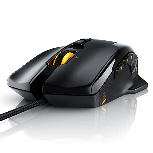 TITANWOLF Gaming Set - mechanische Tastatur ALUMAR MMO 10800dpi Gaming Maus Specialist XXL Mauspad - Mechanical Keyboard - Anti-Ghosting - LED Backlight - 19 Lichtmodi - Makro-Modus Bild 5