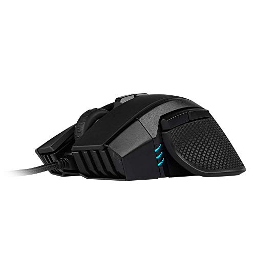 Corsair IRONCLAW RGB Wired FPS/MOBA Gaming Mouse - 18.000 DPI - 7 Programmierbare Tasten - Designed Für Große Hände - iCUE Kompatibel - PC, Mac, PS5, PS4, Xbox - Schwarz Bild 2