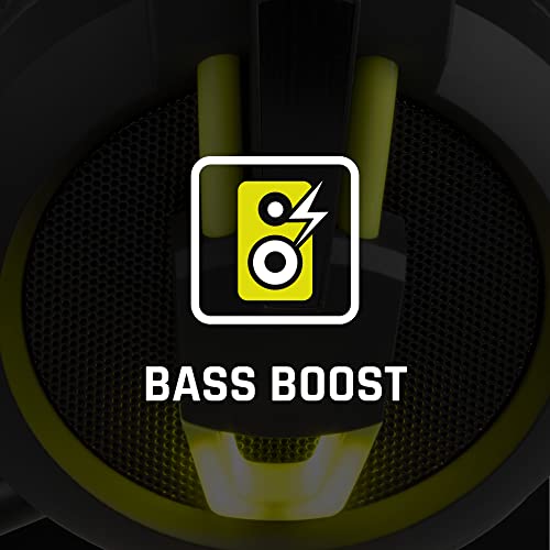 snakebyte PC HEADSET PRO - 7.1 Virtual Surround Sound Gaming Headset with adjustable microphone, eSports headphones with noise suppression, mute / volume & bass boost control, LED lighting Bild 4