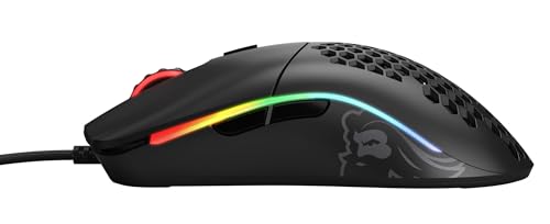 GLORIOUS Gaming Model O Wired Gaming Mouse – superleichtes Wabendesign mit 67 g, RGB-Beleuchtung, Pixart 3360 Sensor, Omron-Schaltern, beidhändig – Mattschwarz Bild 4
