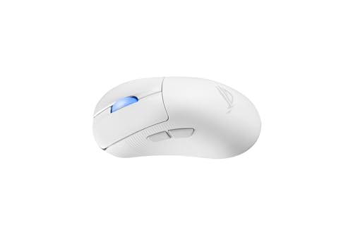 ASUS ROG Keris II Ace Wireless AimPoint White Gaming Maus (ergonomisch, optischer Sensor ROG AimPoint Pro, 42.000 DPI, ROG Optical Micro Switches, USB, Bluetooth, 2,4-GHz-HF ROG SpeedNova, weiß) Bild 6